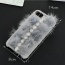 Sweet Gray Diamond&hairy Ball Decorated Pure Color Iphone7 Case