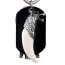 Personality Silver Color Ivory Shape Decorated Simple Tassel Key Ring