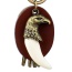 Personality Gold Color Metal Eagle Decorated Simple Tassel Key Ring