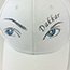 Fashion White The Eyes Pattern Decorated Simple Baseball Hat
