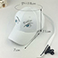 Fashion White The Eyes Pattern Decorated Simple Baseball Hat