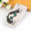 Elegant Green Square Shape Diamond Decorated Simple Iphone7 Case