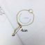 Retro Gold Color Hollow Out Round Shape Decorated Simple Bracelet