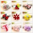 Fashion Pink Pure Color Decorated Bowknot Design Simple Hair Clip