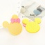 Fashion Yellow Flower Decorated Color Matching Design Simple Hair Sticky