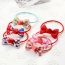 Fashion Plum Red Heart Pattern Decorated Bowknot Decorated Hair Band