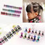 Sweet Champagne Flower Shape Decorated Simple Design Hair Clip (12pcs)