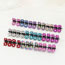 Sweet Champagne Flower Shape Decorated Simple Design Hair Clip (12pcs)