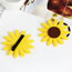 Sweet Yellow Sunflower Shape Decorated Simple Hair Clip