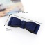 Fashion Blue Bowknot Decorated Pure Color Simple Hair Pin