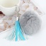 Cute Grey Hot Selling Key Chain Decorated With Tassel