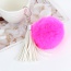 Cute Plum Red Hot Selling Key Chain Decorated With Tassel