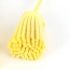 Trendy Yellow Key Chain Of Pure Color Decorated With Double Tassel