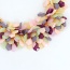 Fashion Multi-color Flower Shape Pendant Decorated Simple Necklace
