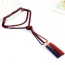 Bohemia Red+blue Double Layer Tassel Decorated Simple Long Chain Necklace