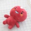 Cute Red Pure Color Decorated Simple Action Figures