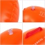Fashion Orange Pure Color Decorated Simple Swim Ring