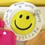 Fashion Yellow Smiling Face Pattern Decorated Round Shape Wallet