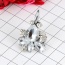 Fashion Silver Color Waterdrop Shape Decorated Pure Color Ring