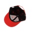 Fashion Red Embroidery Tiger Pattern Decorated Pure Color Baseball Cap