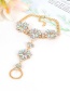 Fashion Multi-color Oval Shape &round Shape Diamond Decorated Simple Anklet