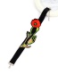 Vintage Multi-color Flower Shape Decorated Simple Short Chain Choker