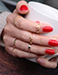Fashion Gold Color Bowknot Shape Decorated Simple Pure Color Ring Sets(6pcs)