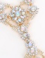 Exaggerate Multi-color Geometric Shape Diamond Decorated Simple Body Necklace