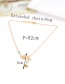 Fashion Gold Color Branch Decorated Pure Color Hollow Out Necklace
