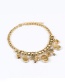 Fashion Multi-color Metal Butterfly Shape Decorated Simple Short Chain Necklace