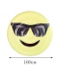 Fashion Yellow Smiling Face Pattern Decorated Simple Swim Ring