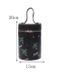 Fashion Black Tree Pattern Decorated Bucket Shape Shoulder Bag