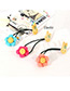Cute Yellow Flower &rabbit Shape Decorated Simple Hair Band