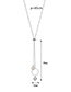 Fashion Silver Color Diamond&pearl Decorated Pure Color Simple Necklace