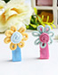 Lovely Blue Flower Shape Decorated Simple Baby Hairpin