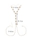 Trendy Gold Color Flower Decorated Hollow Out Design Pure Color Necklace