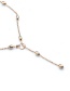 Trendy Gold Color Pearl&diamond Decorated Mutlti-layer Design Pure Color Necklace