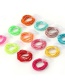 Fashion Plum Red Bamboo Shape Decorated Pure Color Simple Design Hair Band(6pcs)