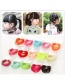 Fashion Purple Circular Ring Decorated Pure Color Simple Design Hair Band(10pc)