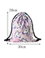 Fashion Multi-color Printing Unicorn Pattern Color Matching Simple Backpack