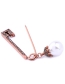 Fashion Rose Gold Round Shape Pendant Decorated Simple Brooch