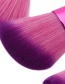 Trendy Multi-color Mermaid Shape Decorated Color Matching Cosmetic Brush (including Bag)(7 Pcs)