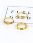 Fashion Silver Color Flower Shape Decorated Pure Color Simple Ring (11 Pieces)