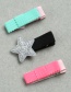 Lovely Silver Color Star Shape Decorated Simple Children Hairpin