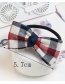 Lovely Dark Gray Grid Shape Decorated Simple Children Hairpin(1pcs)