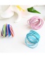 Cute Purple Pure Color Decorated Simple Round Hair Band (10pcs)