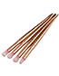 Lovely Gold Color Mermaid Design Color-matching Decorated Cosmetic Brush (4pcs)