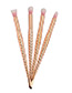 Lovely Gold Color Mermaid Design Color-matching Decorated Cosmetic Brush (4pcs)