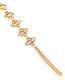 Fashion Gold Color Coins&tassel Decorated Pure Color Anklet