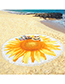 Lovely Multi-color Figure Shape Pattern Decorated Simple Tassel Beach Scarf